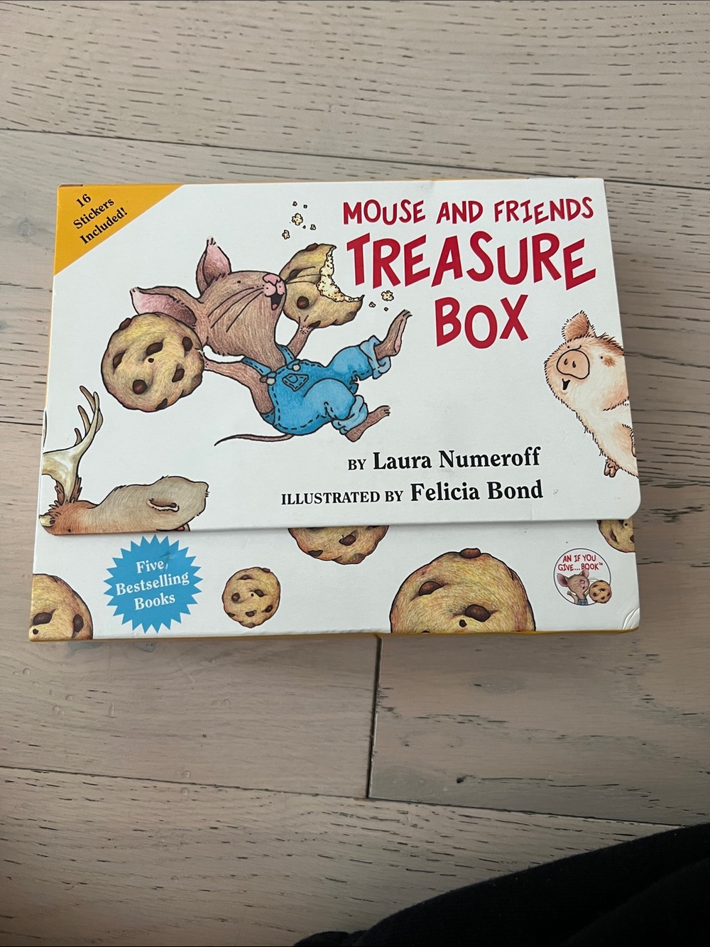 Mouse and Friends Treasure Box - White/Blue